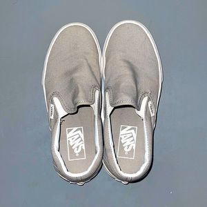 Grey Vans.